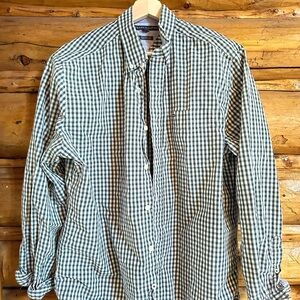 Green Checkered Men's Shirt
